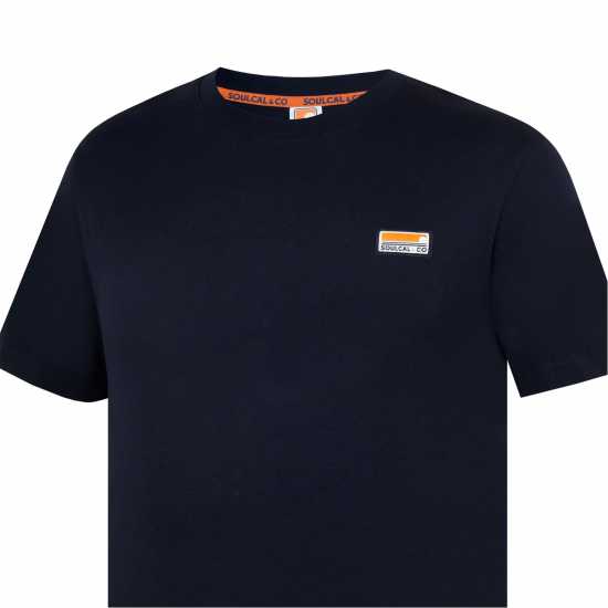 Soulcal Signature Regular Fit T-Shirt Черно Soulcal Signature Regular Fit T-Shirt Черно