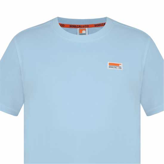 Soulcal Signature Regular Fit T-Shirt Синьо 