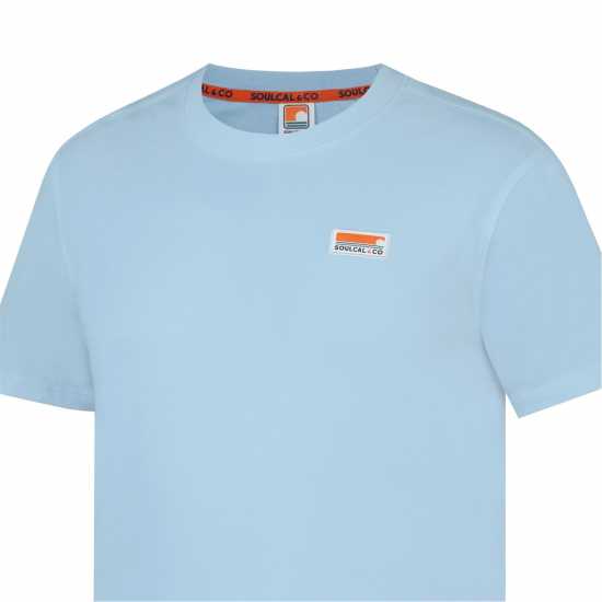 Soulcal Signature Regular Fit T-Shirt Синьо 