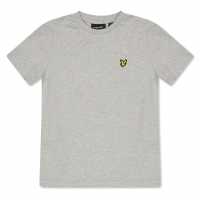 Lyle And Scott Kids' T-Shirt Grey Marl D24 Lyle And Scott Kids' T-Shirt Grey Marl D24