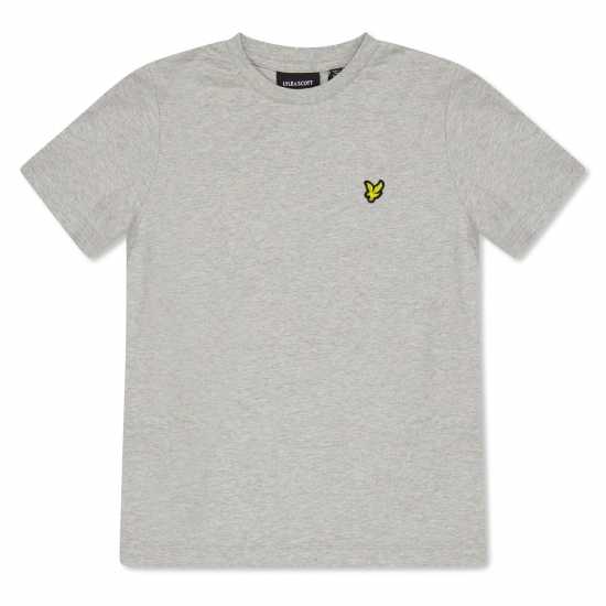 Lyle And Scott Kids' T-Shirt Grey Marl D24 
