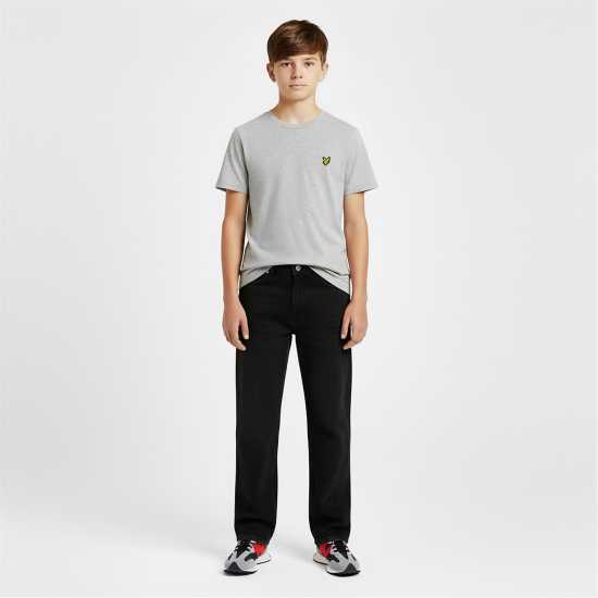 Lyle And Scott Kids' T-Shirt Grey Marl D24 Lyle And Scott Kids' T-Shirt Grey Marl D24