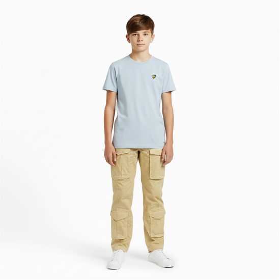 Lyle And Scott Kids' T-Shirt Opal Blue W596 