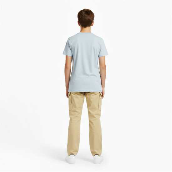 Lyle And Scott Kids' T-Shirt Opal Blue W596 