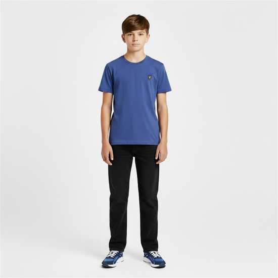 Lyle And Scott Kids' T-Shirt Cornflower Z411 Lyle And Scott Kids' T-Shirt Cornflower Z411