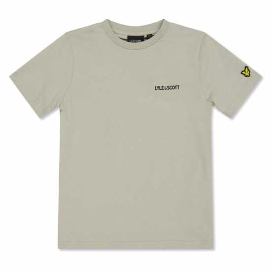 Lyle and Scott Kids' Print T-Shirt Cold Grey W742 