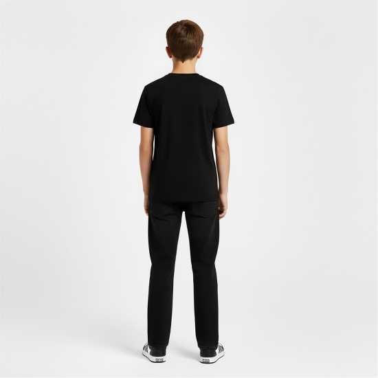 Lyle And Scott Kids' Print T-Shirt Jet Black Z865 