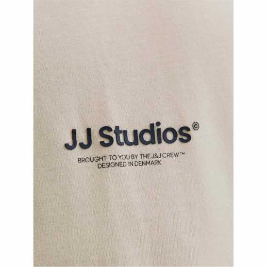 Jack And Jones Jack Soho Tee Crew Jn63 Moonbeam 