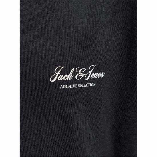 Jack And Jones Jack Archive Graph T Jn63 Black 