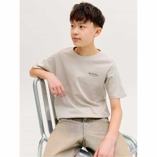 Jack And Jones Jack Archive Graph T Jn63 Moonbeam 