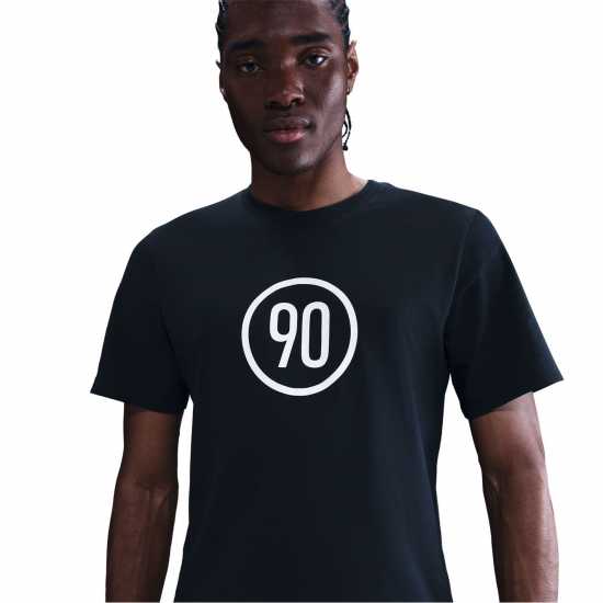Футболни отбори и стоки Nike Мъжка Риза T90 T-Shirt Mens Black/White Nike Мъжка Риза T90 T-Shirt Mens Black/White Футболни отбори и стоки