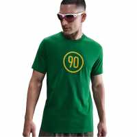 Nike Мъжка Риза T90 T-Shirt Mens Green/White Футболни отбори и стоки