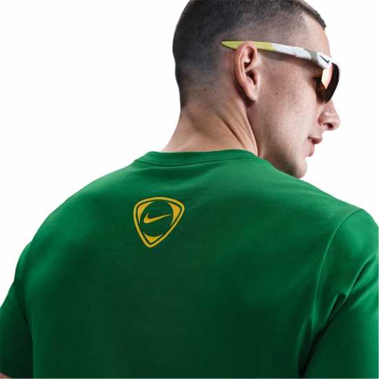 Футболни отбори и стоки Nike Мъжка Риза T90 T-Shirt Mens Green/White Nike Мъжка Риза T90 T-Shirt Mens Green/White Футболни отбори и стоки