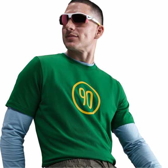 Футболни отбори и стоки Nike Мъжка Риза T90 T-Shirt Mens Green/White Nike Мъжка Риза T90 T-Shirt Mens Green/White Футболни отбори и стоки