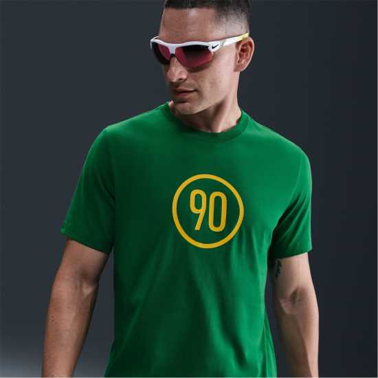 Футболни отбори и стоки Nike Мъжка Риза T90 T-Shirt Mens Green/White Nike Мъжка Риза T90 T-Shirt Mens Green/White Футболни отбори и стоки