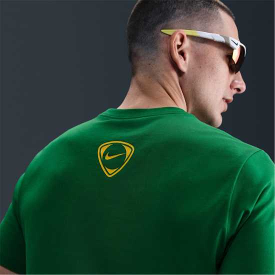 Футболни отбори и стоки Nike Мъжка Риза T90 T-Shirt Mens Green/White Nike Мъжка Риза T90 T-Shirt Mens Green/White Футболни отбори и стоки