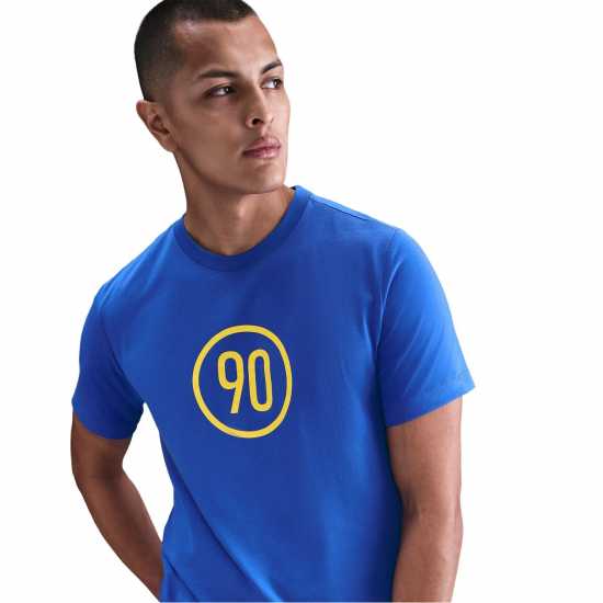 Nike Мъжка Риза T90 T-Shirt Mens Игра Роял 