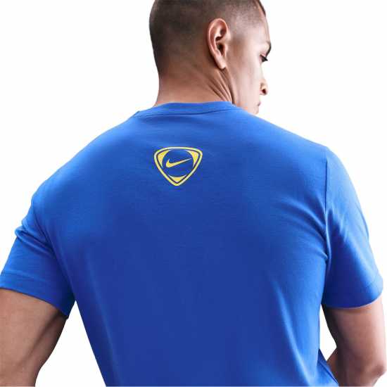 Nike Мъжка Риза T90 T-Shirt Mens Игра Роял 