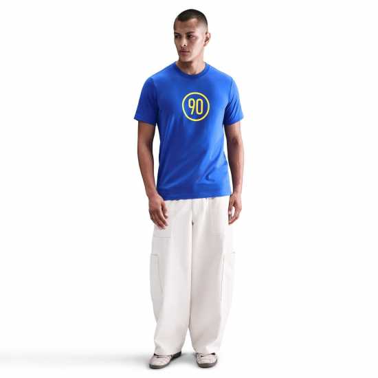 Nike Мъжка Риза T90 T-Shirt Mens Игра Роял 