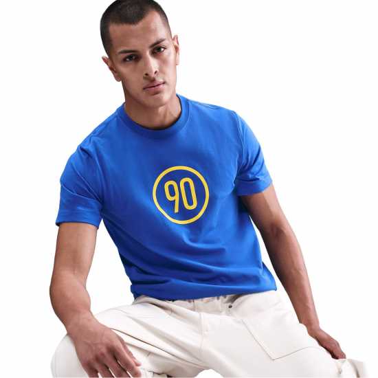 Nike Мъжка Риза T90 T-Shirt Mens Игра Роял 