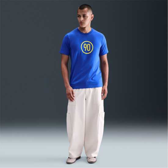 Nike Мъжка Риза T90 T-Shirt Mens Игра Роял 