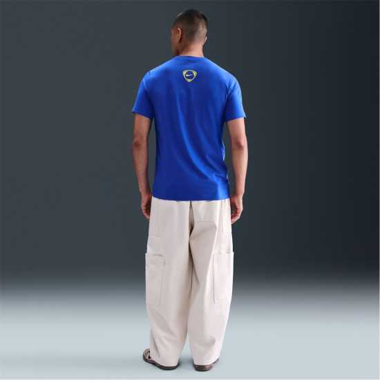 Nike Мъжка Риза T90 T-Shirt Mens Игра Роял 