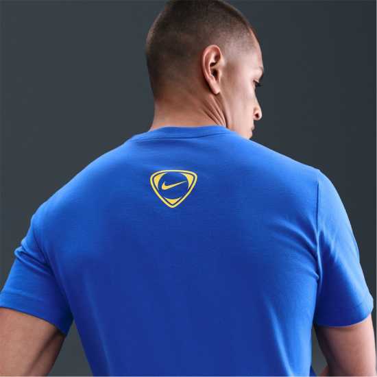 Nike Мъжка Риза T90 T-Shirt Mens Игра Роял 