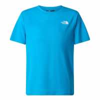 The North Face Unisex Kids' 24/7 Lifestyle Short Sleeve T-Shirt Merid Blue D7R The North Face Unisex Kids' 24/7 Lifestyle Short Sleeve T-Shirt Merid Blue D7R