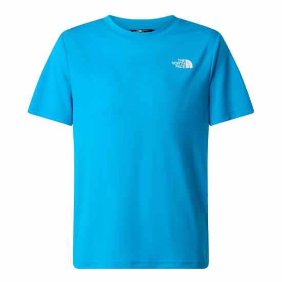 The North Face Unisex Kids' 24/7 Lifestyle Short Sleeve T-Shirt Merid Blue D7R The North Face Unisex Kids' 24/7 Lifestyle Short Sleeve T-Shirt Merid Blue D7R