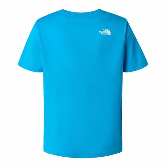 The North Face Unisex Kids' 24/7 Lifestyle Short Sleeve T-Shirt Merid Blue D7R The North Face Unisex Kids' 24/7 Lifestyle Short Sleeve T-Shirt Merid Blue D7R