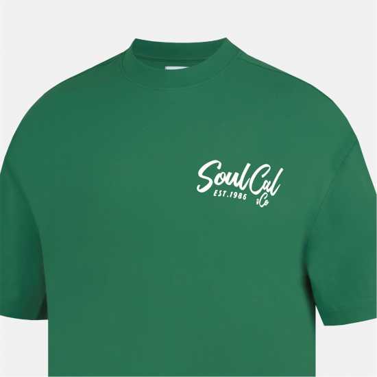 Soulcal Men's Soul Fast Food Oversized T-Shirt Soulcal Men's Soul Fast Food Oversized T-Shirt