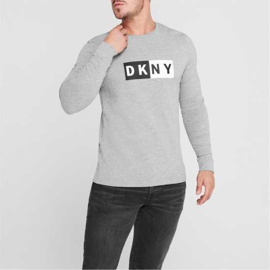 Dkny Тениска Logo Lounge Long Sleeve T Shirt  Мъжки пижами