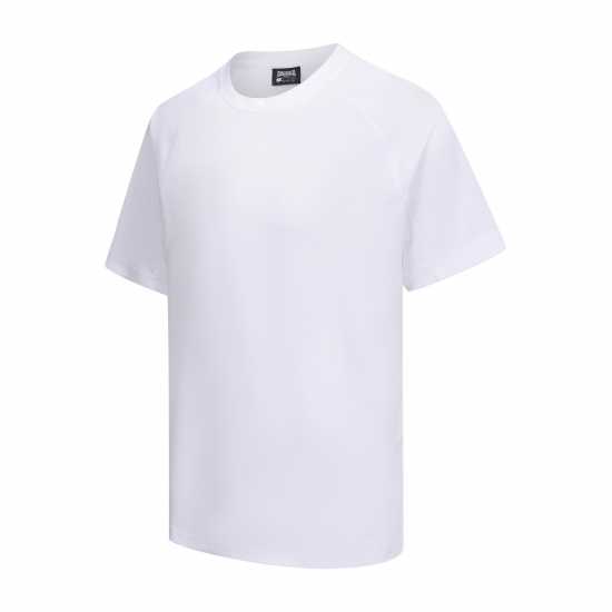 Lonsdale Round Neckline T-Shirts Mens White 