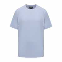 Lonsdale Round Neckline T-Shirts Mens Light Blue 