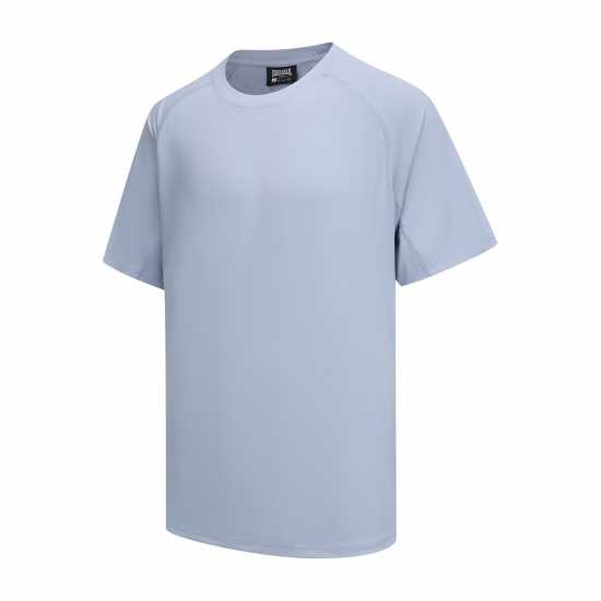 Lonsdale Round Neckline T-Shirts Mens Light Blue 