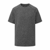 Lonsdale Round Neckline T-Shirts Mens Black Melange 