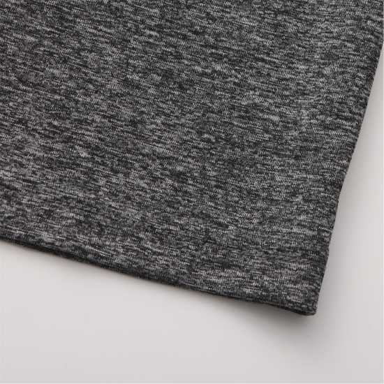 Lonsdale Round Neckline T-Shirts Mens Black Melange 