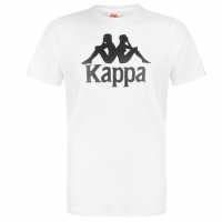Kappa Тениска Estessi T Shirt White/Black Мъжки ризи