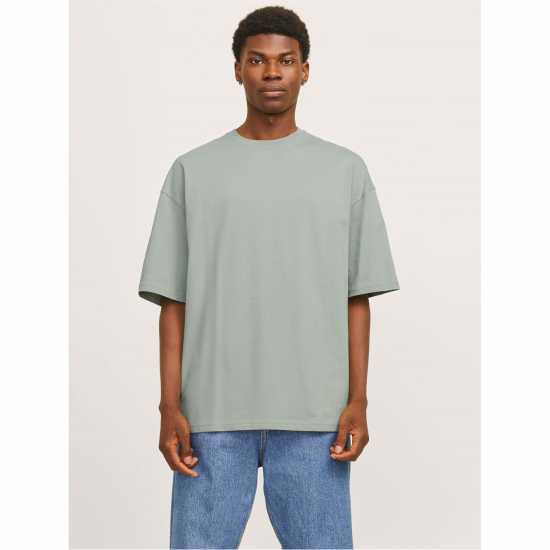 Jack And Jones Men's Charge T-Shirt Iceberg Green 