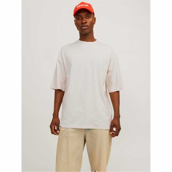 Jack And Jones Men's Charge T-Shirt Moonbeam 