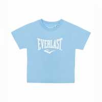 Everlast Logo T-Shirt Juniors Алясканско синьо Детски тениски и фланелки