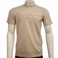 Rockport Emb Tee Sn96 Beige Мъжки ризи