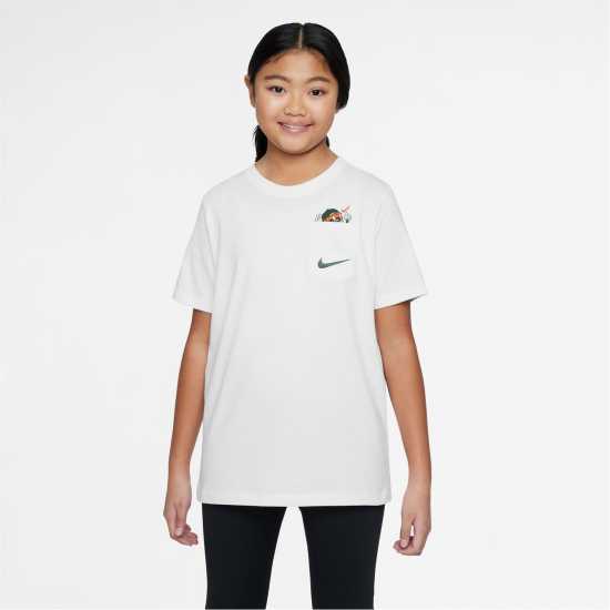 Nike Nsw Graph Tee Jn53 Бяло Детски тениски и фланелки