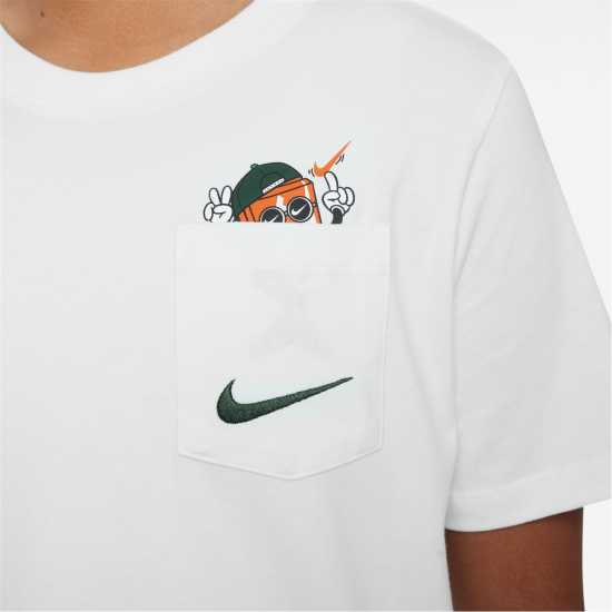 Nike Nsw Graph Tee Jn53 Бяло Детски тениски и фланелки