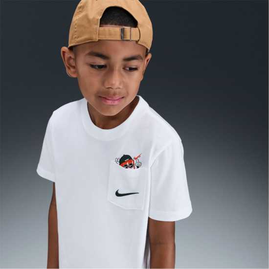 Nike Nsw Graph Tee Jn53 Бяло Детски тениски и фланелки