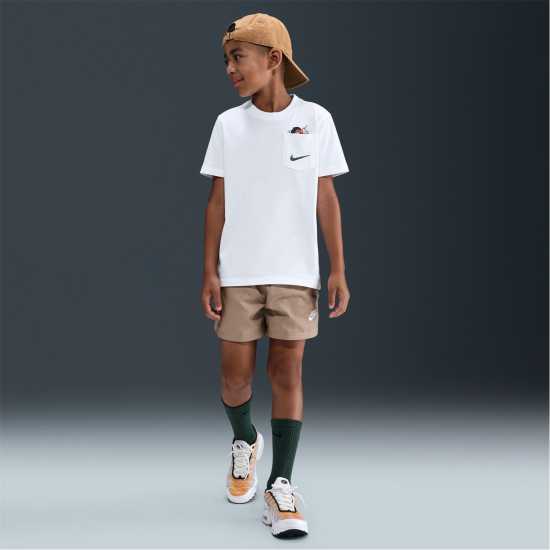 Nike Nsw Graph Tee Jn53 Бяло Детски тениски и фланелки