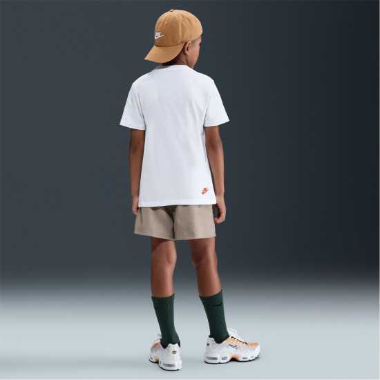 Nike Nsw Graph Tee Jn53 Бяло Детски тениски и фланелки