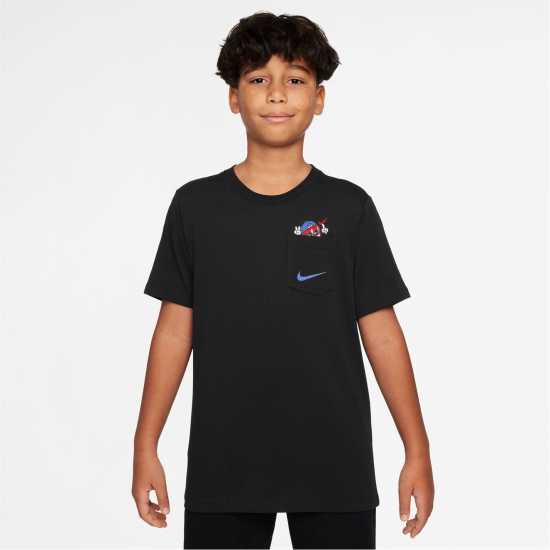 Nike Nsw Graph Tee Jn53 Black Детски тениски и фланелки