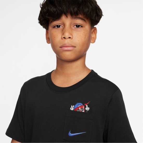 Nike Nsw Graph Tee Jn53 Black Детски тениски и фланелки