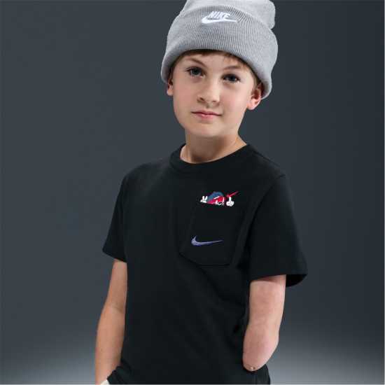 Nike Nsw Graph Tee Jn53 Black Детски тениски и фланелки